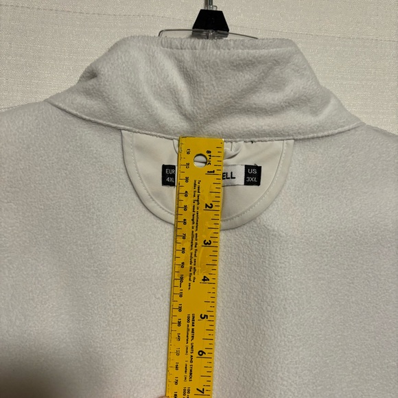 Softshell White Zip Up Vest 3XL - Picture 8 of 13